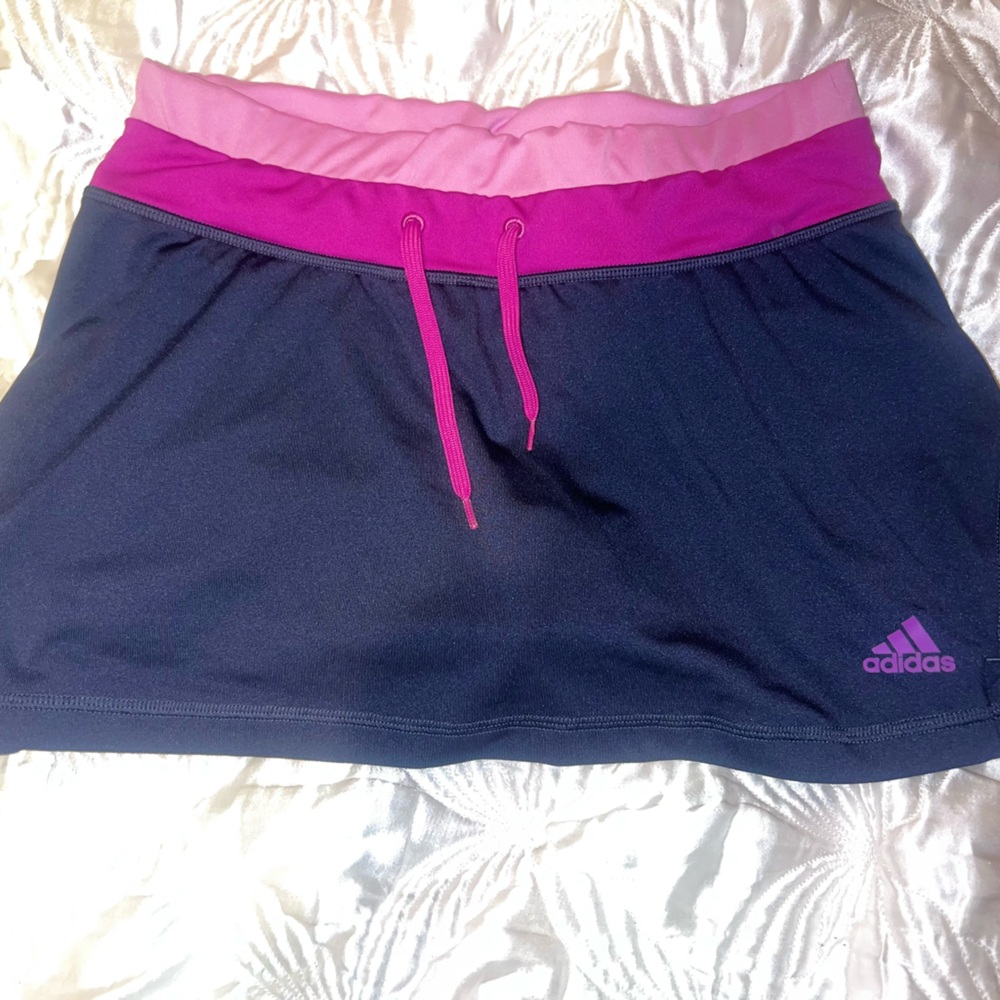 Adidas Navy and Magenta Sports Skirt